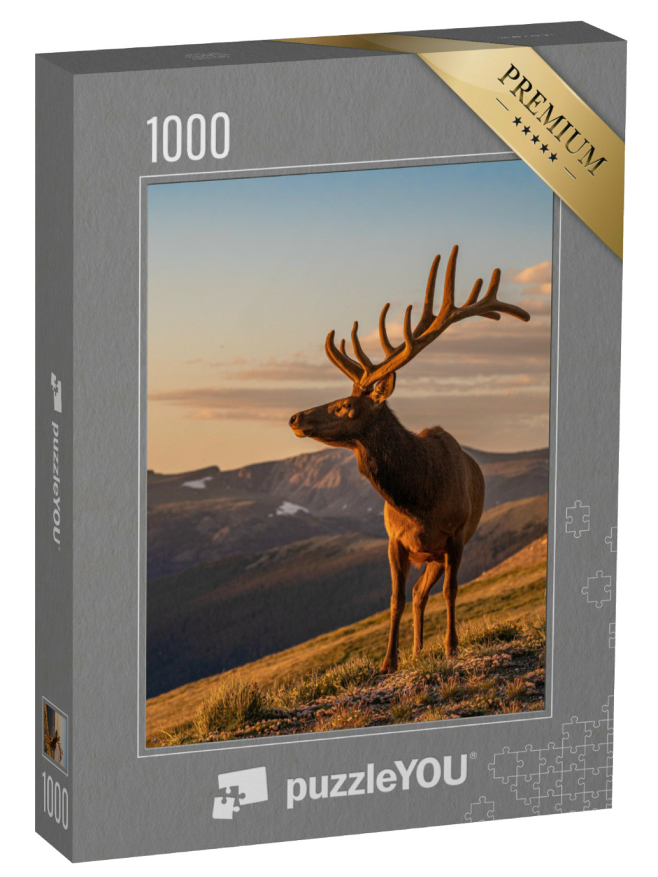 Puzzle de 1000 pièces « Élans sauvages »