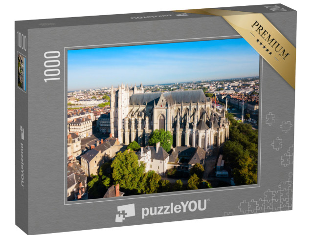 Puzzle de 1000 pièces « Cathédrale St. Pierre et St. Paul de Nantes dans la ville de Nantes, Pays de la Loire en France »