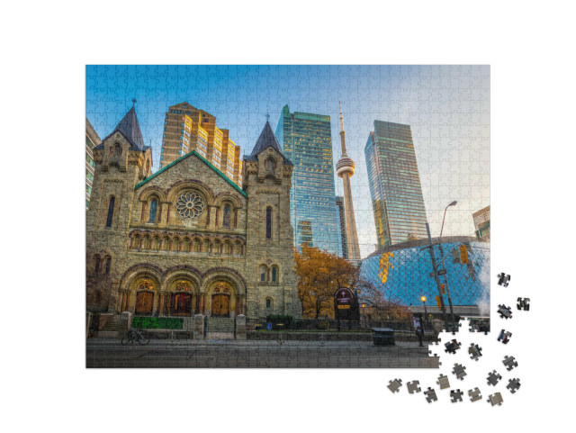 Puzzle de 1000 pièces « Église presbytérienne St. Andrew's, Toronto, Ontario, Canada »