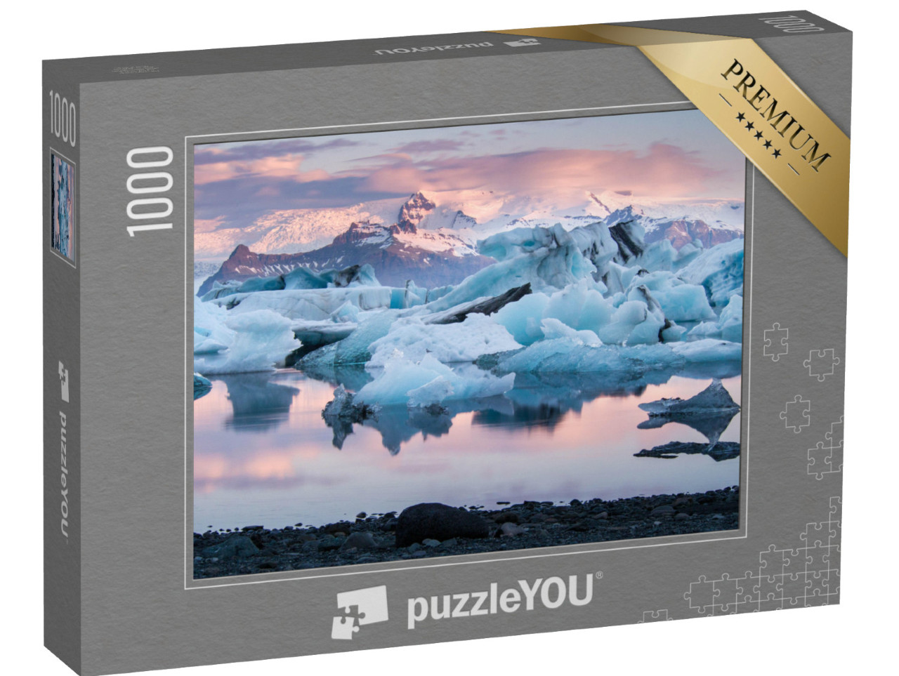 Puzzle de 1000 pièces « Lagune glaciaire Jokulsarlon, Islande »