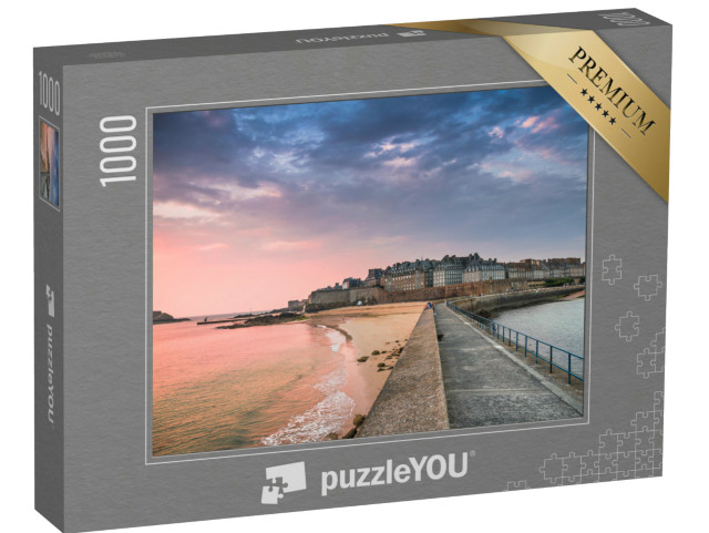 Puzzle de 1000 pièces « Vue sur Saint Malo, Bretagne, France »