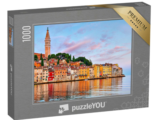 Puzzle de 1000 pièces « Lever de soleil sur l'Istrie et Rovinj, Croatie »