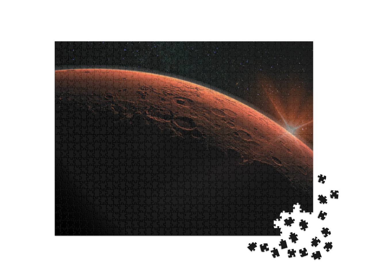 Puzzle de 1000 pièces « La planète Mars »