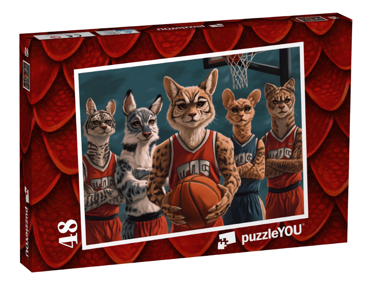 Puzzle de 48 pièces « Wildcats – les champions de basket-ball »