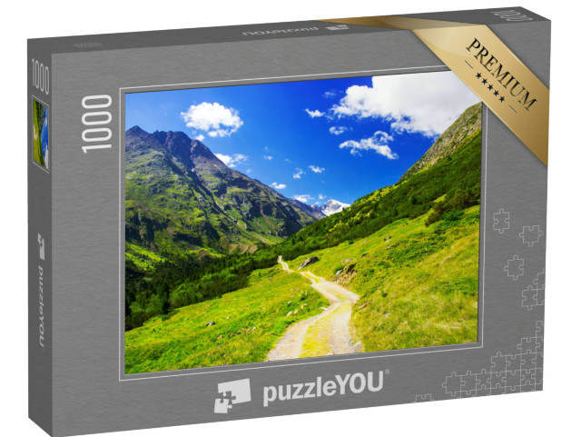 Puzzle de 1000 pièces « Belle vue sur les montagnes - Ötztal, Tyrol »