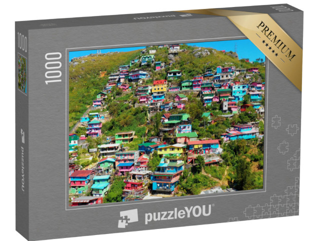 Puzzle de 1000 pièces « Maisons colorées de La Trinidad, Philippines »