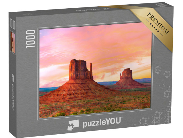 Puzzle de 1000 pièces « Beau coucher de soleil, Monument Valley, Utah, États-Unis »