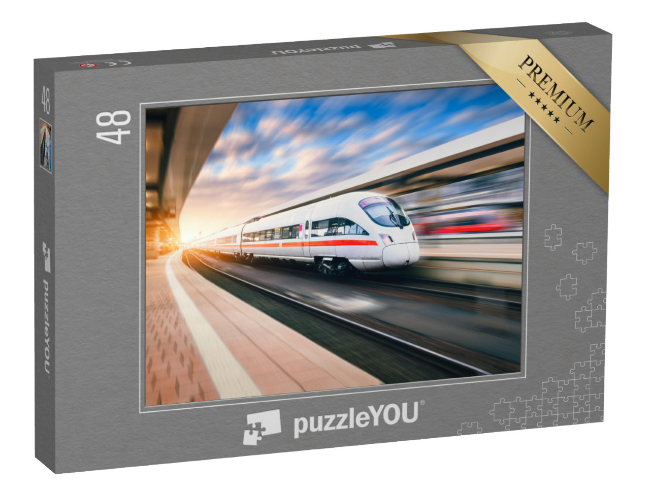 Puzzle de 48 pièces « ICE lors de son passage en gare »