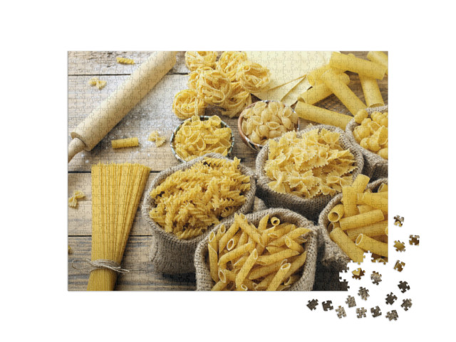 Puzzle de 1000 pièces « Délicieuses pâtes italiennes »