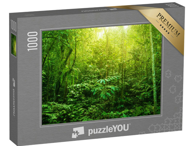 Puzzle de 1000 pièces « La forêt tropicale et sa diversité verte »