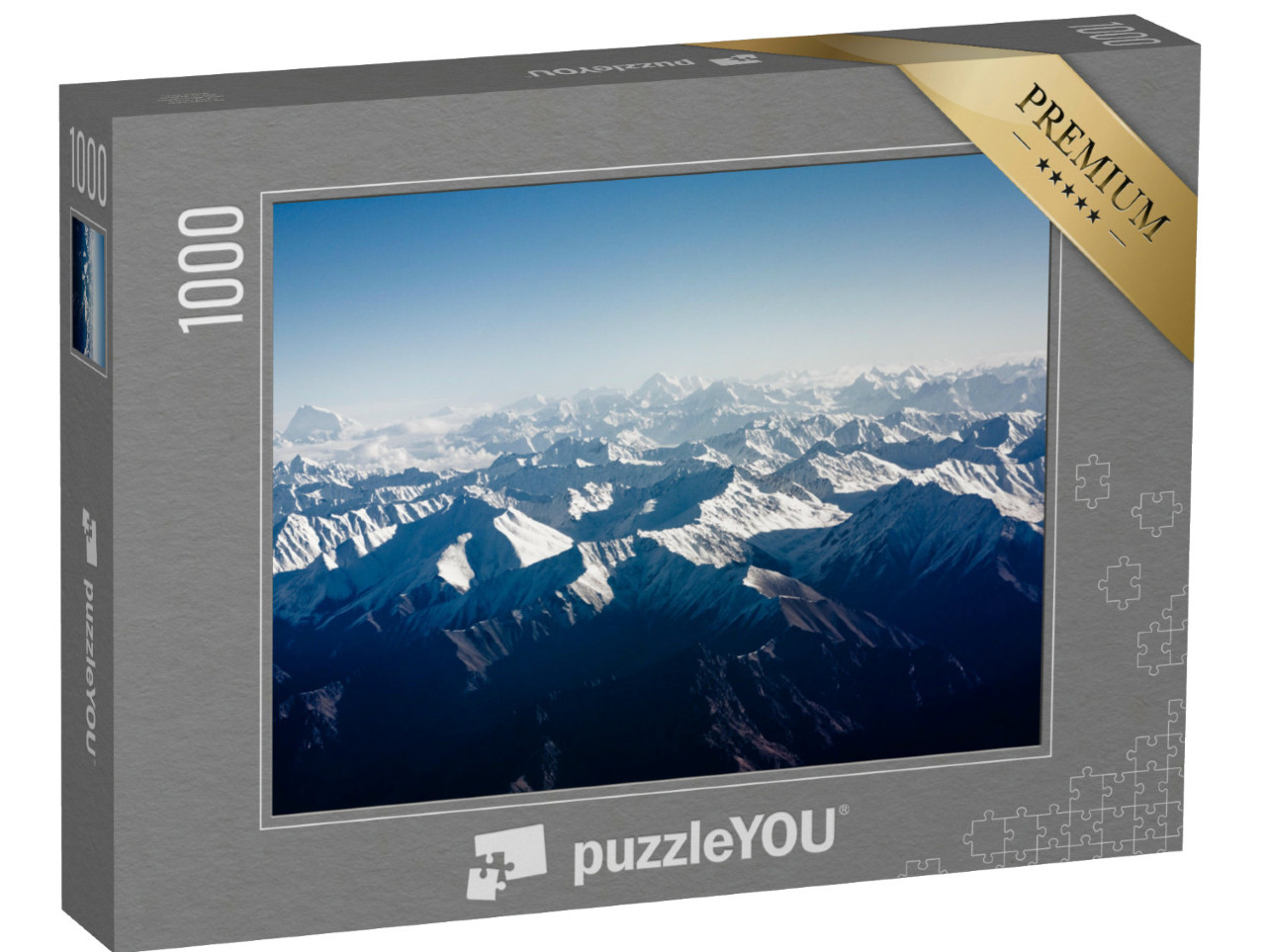 Puzzle de 1000 pièces « Vue sur les montagnes de l'Himalaya »