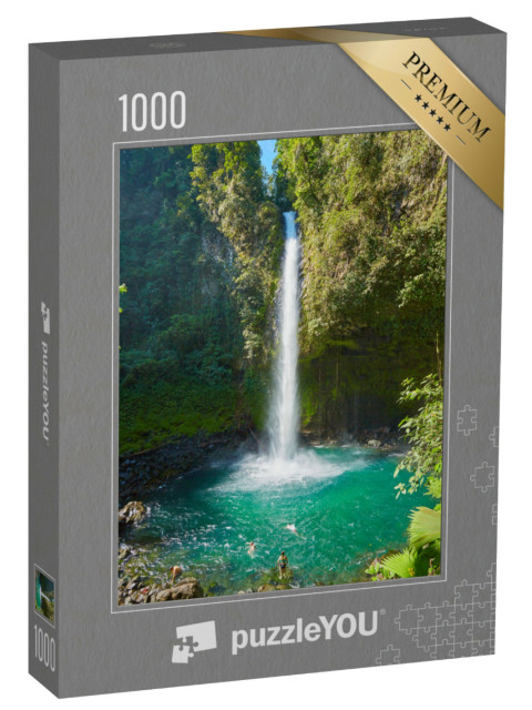 Puzzle de 1000 pièces « Chute d'eau de La Fortuna, Costa Rica, Amérique centrale »