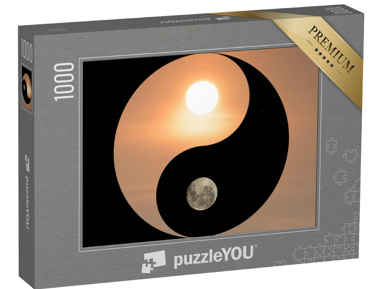 Puzzle de 1000 pièces « Symbole du yin et du yang »