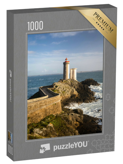 Puzzle de 1000 pièces « Phare Le Petit Minou près de la ville de Brest, Bretagne, France »