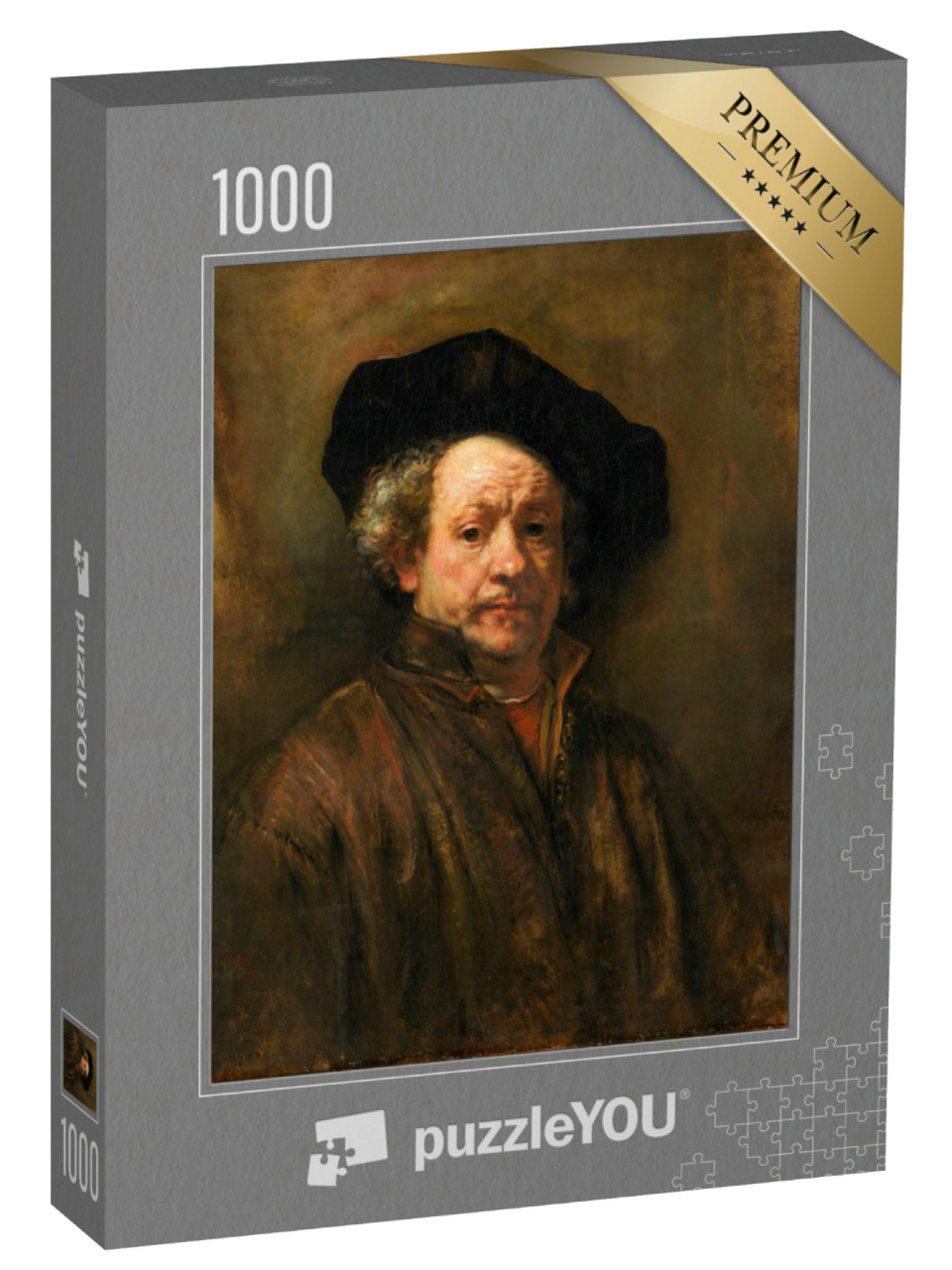 Puzzle de 1000 pièces « Rembrandt - Autoportrait »