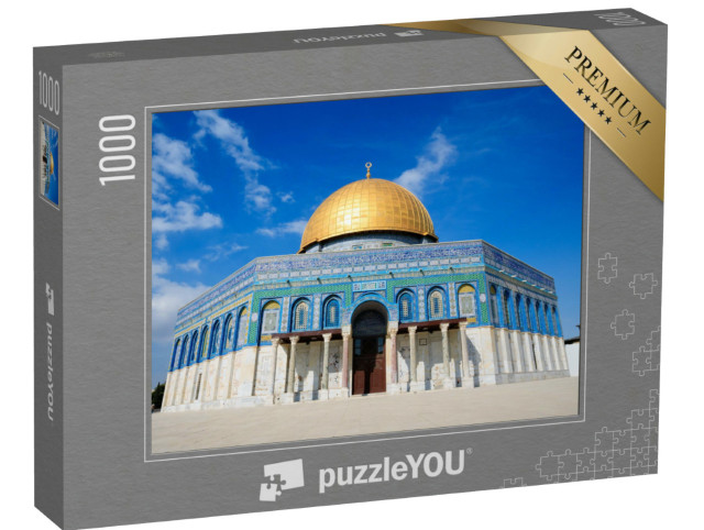 Puzzle de 1000 pièces « Le Dôme du Rocher sur le Mont du Temple à Jérusalem, Israël »