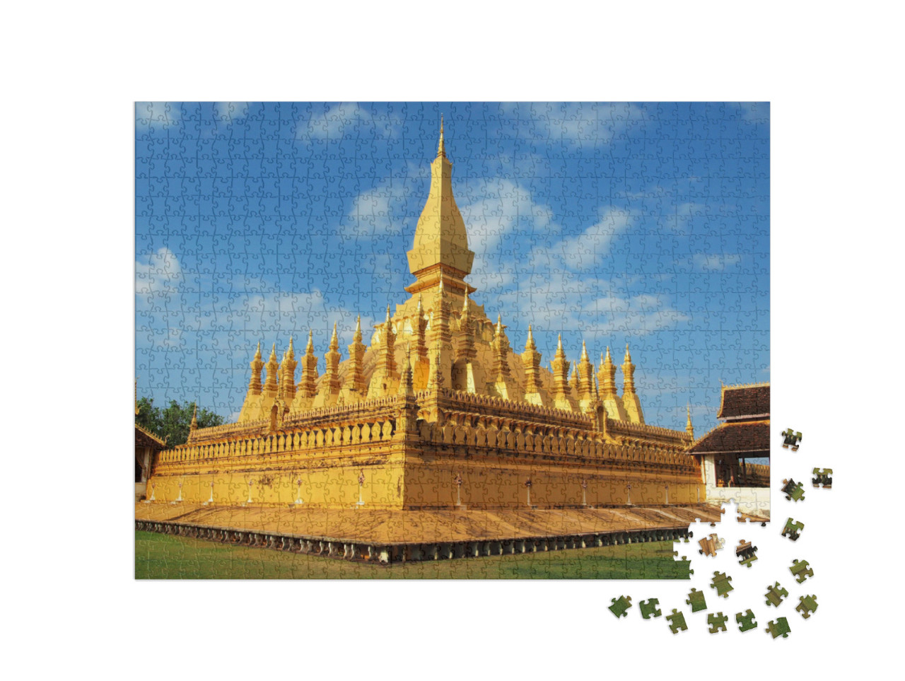 Puzzle de 1000 pièces « Temple Pha That Luang à Vientiane, Laos »