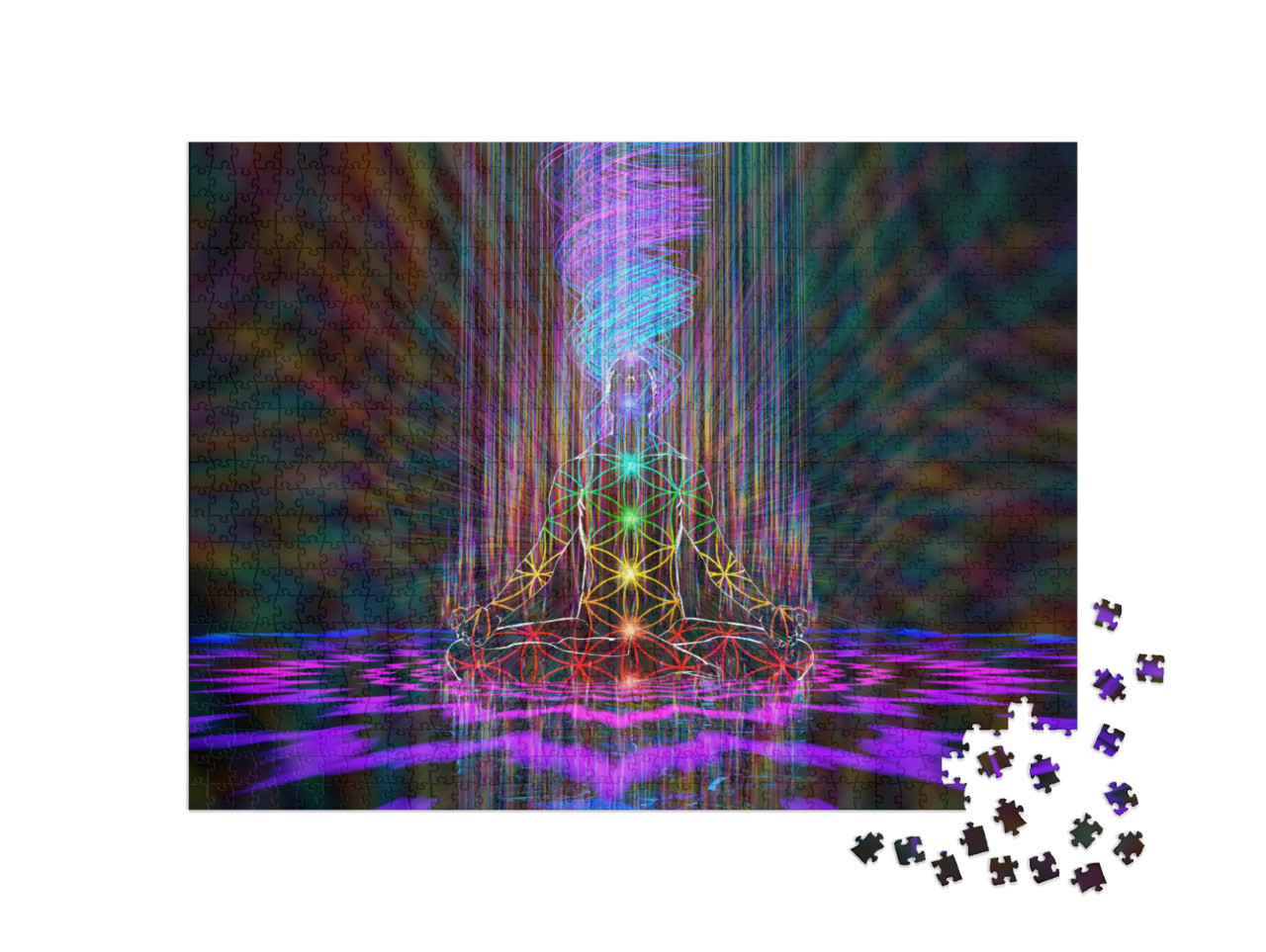 Puzzle de 1000 pièces « Harmonie de la méditation du démiurge »