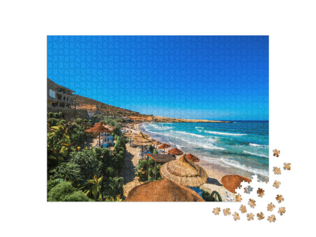 Puzzle de 1000 pièces « Magnifique plage de Hammamet, Tunisie »