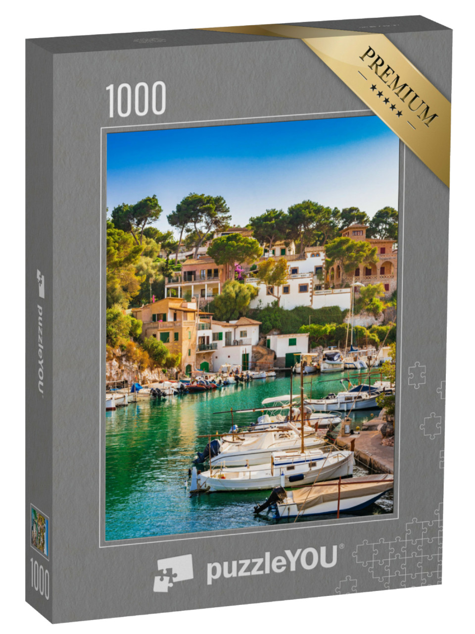 Puzzle de 1000 pièces « Pittoresque baie de Cala Figuera à Majorque »