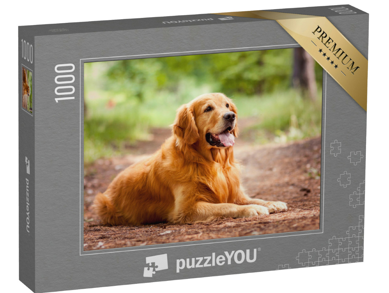 Puzzle de 1000 pièces « Portrait d'un Golden Retriever »