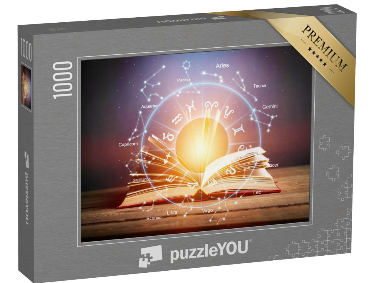 Puzzle de 1000 pièces « Horoscope, astrologie, signes du zodiaque, mythe, étoiles »