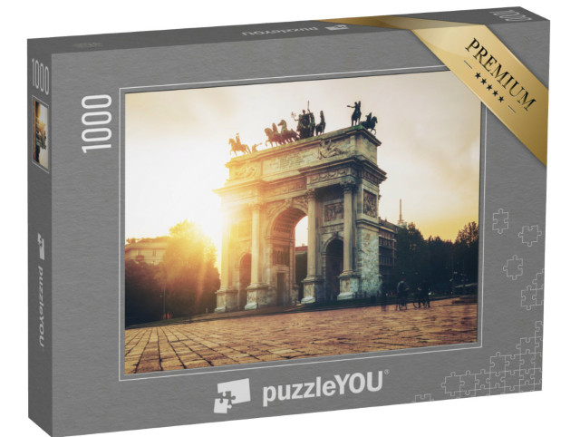 Puzzle de 1000 pièces « Arco della Pace à Milan, Italie »