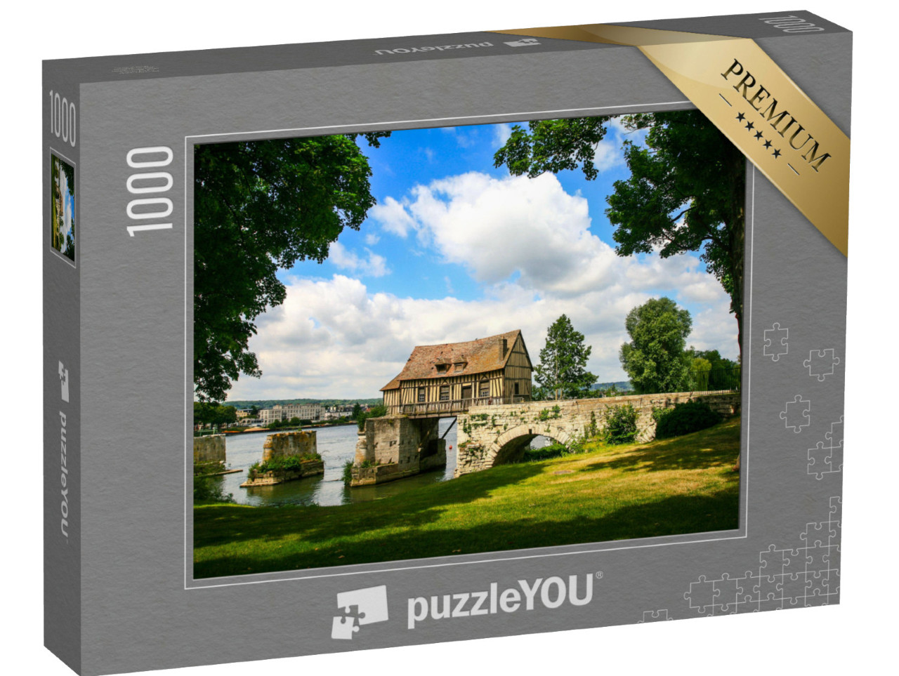 Puzzle de 1000 pièces « Vernon, Normandie, France »