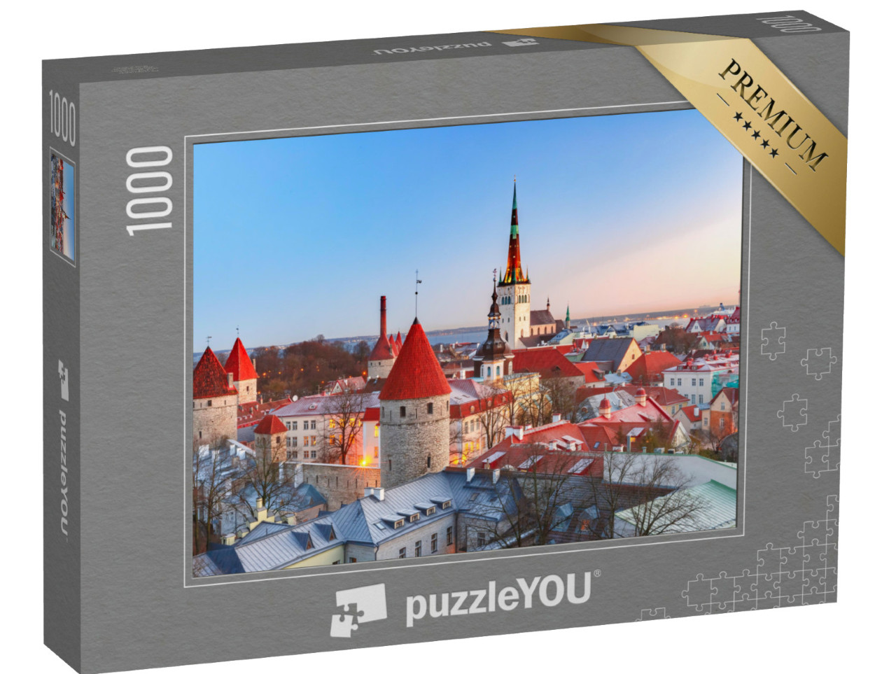 Puzzle de 1000 pièces « Vieille ville médiévale de Tallinn, Estonie »