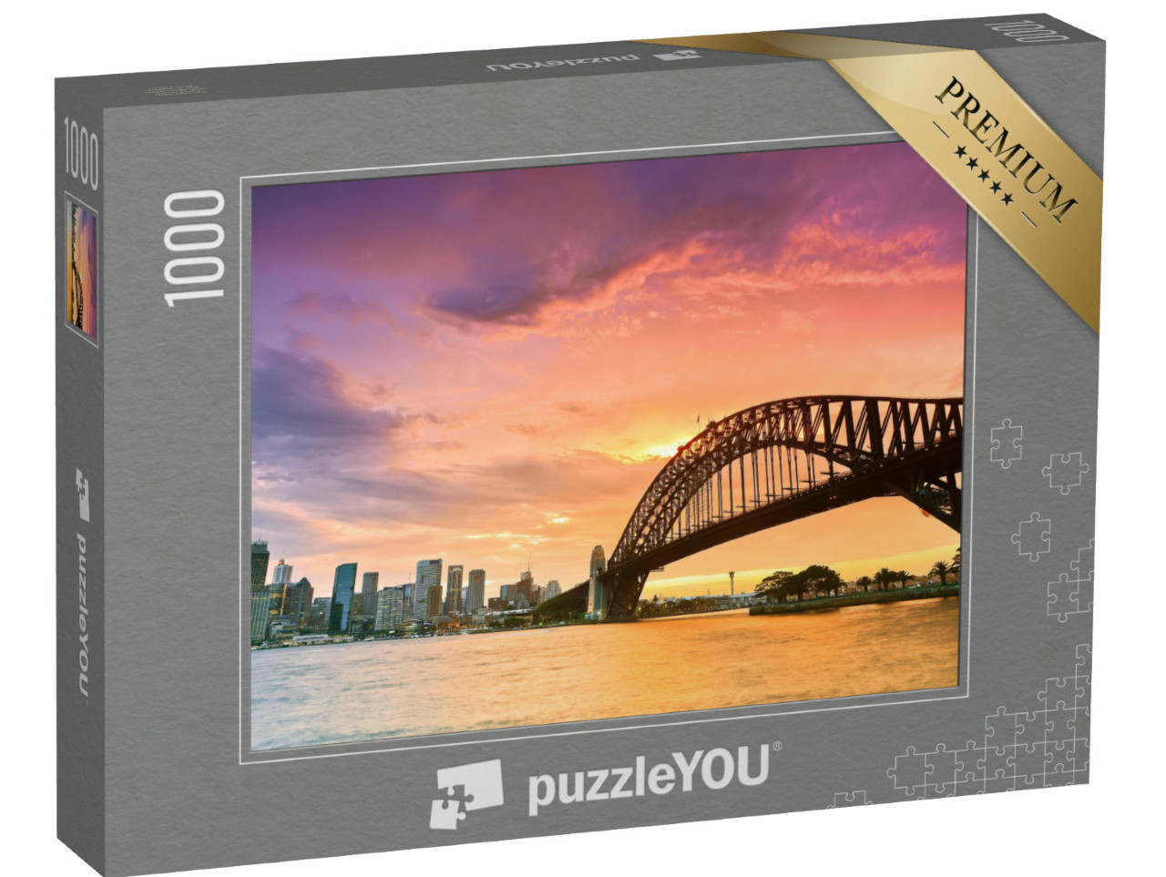 Puzzle de 1000 pièces « Le port de Sydney vu de Kirribilli au nord de Sydney »