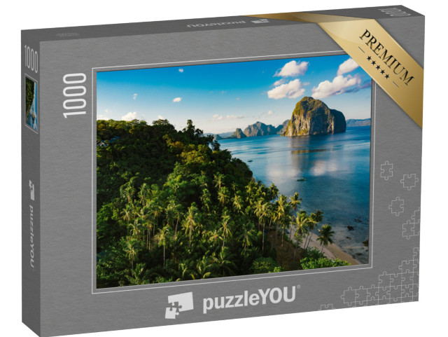 Puzzle de 1000 pièces « Plage de Las Cabanas, province de Palawan, Philippines »