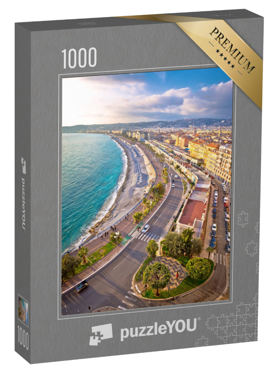 Puzzle de 1000 pièces « Nice - Promenade des Anglais, département des Alpes Maritimes en France »