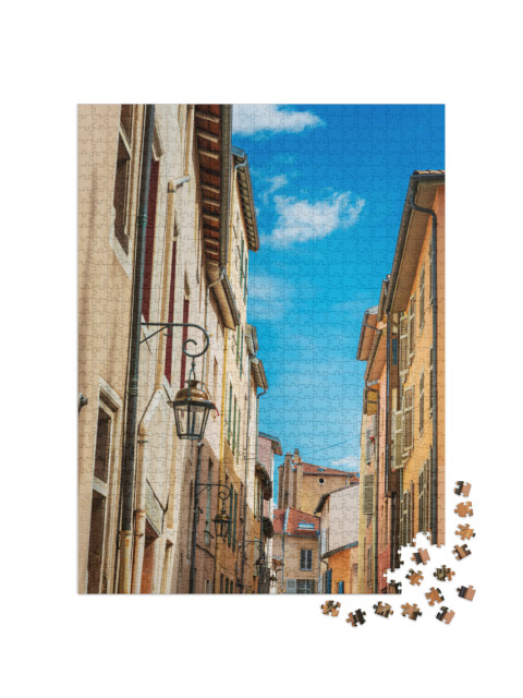 Puzzle de 1000 pièces « Vue des rues de la ville de Nancy, France »