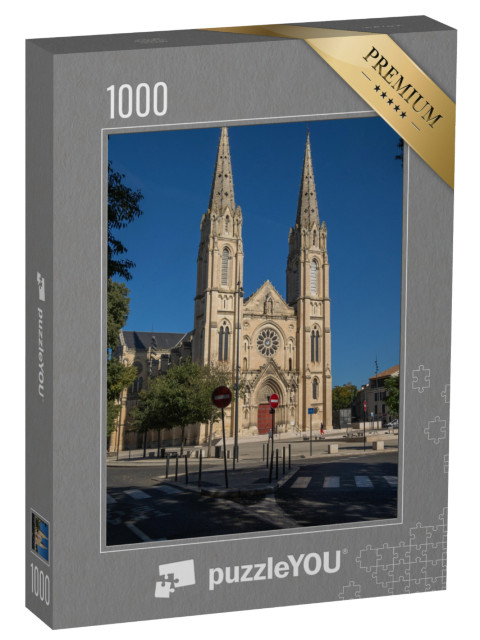 Puzzle de 1000 pièces « Église Saint-Baudile à Nîmes (Gard, France) »