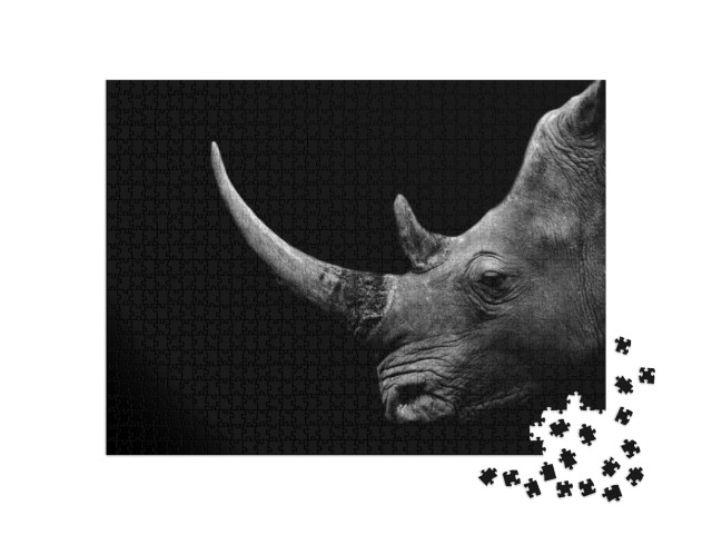 Puzzle de 1000 pièces « Rhinocéros »