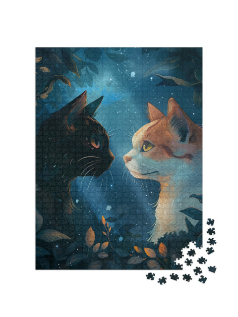 Puzzle de 1000 pièces « Notre amour de chat, notre monde »