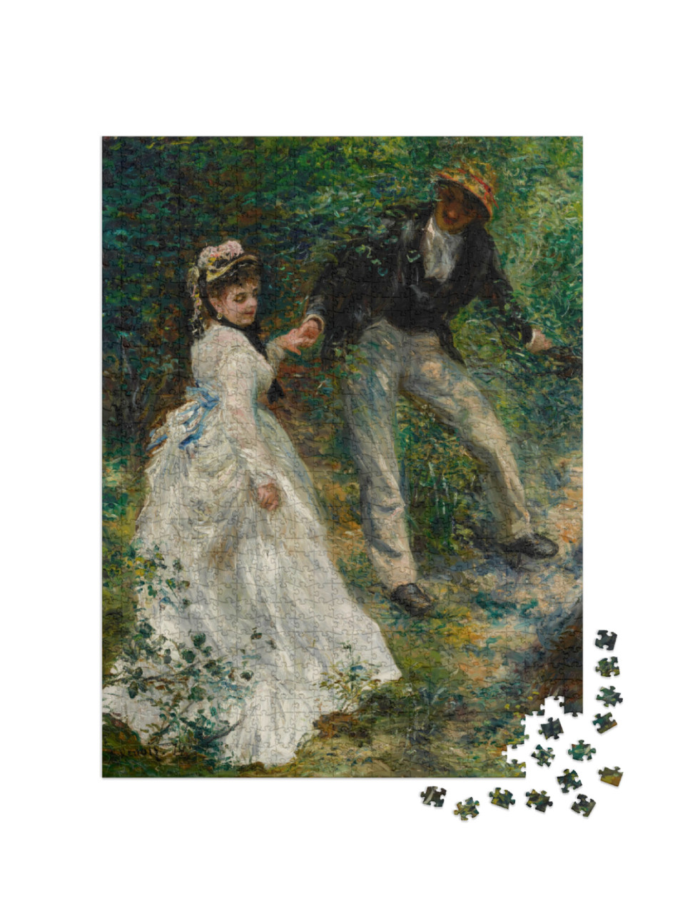 Puzzle de 1000 pièces « Auguste Renoir - La Promenade »