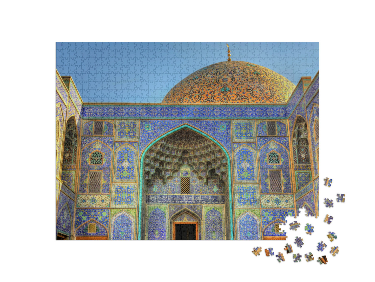 Puzzle de 1000 pièces « Mosquée Sheikh Lotfollah, Iran »