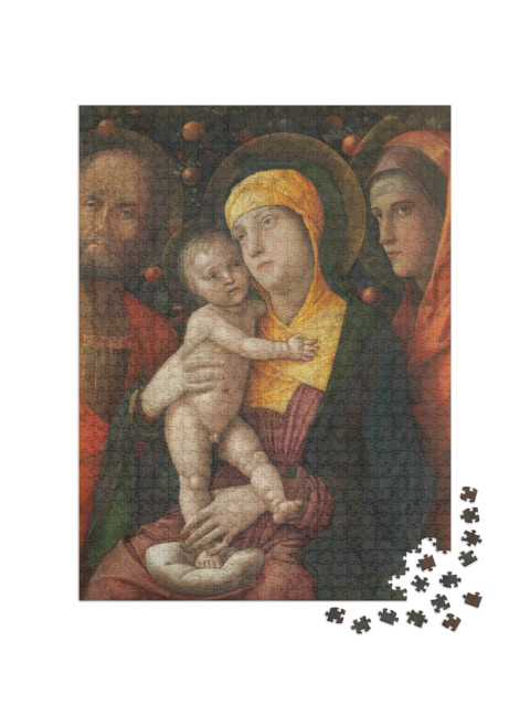 Puzzle de 1000 pièces « Andrea Mantegna - La Sainte Famille avec Sainte Marie-Madeleine »