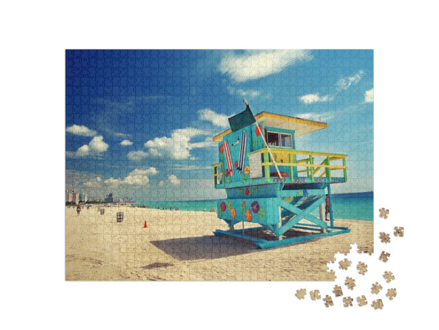 Puzzle de 1000 pièces « South Beach à Miami, Floride »