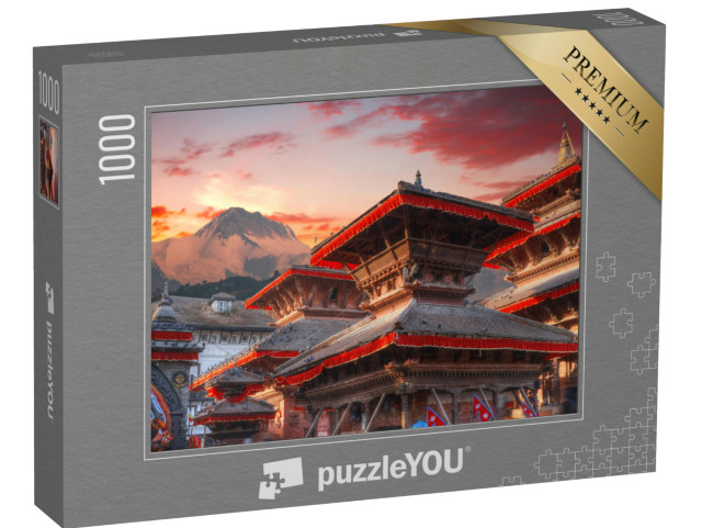 Puzzle de 1000 pièces « Ancienne ville de Patan dans la vallée de Katmandou, Népal »