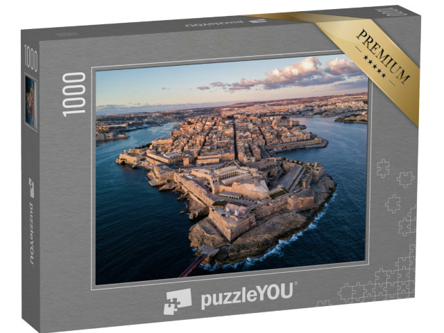 Puzzle de 1000 pièces « Ancienne capitale de La Valette, Malte »