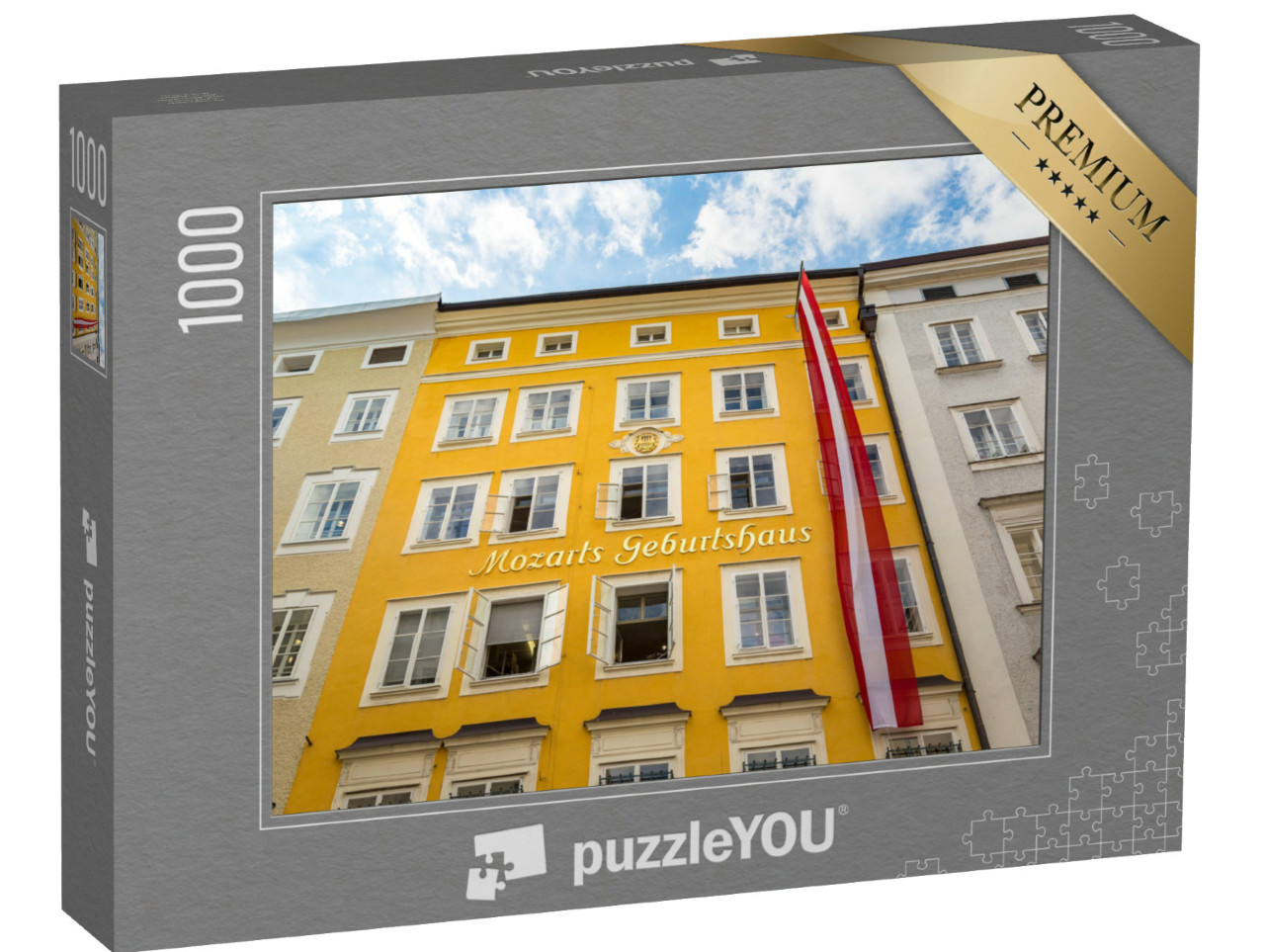 Puzzle de 1000 pièces « Maison natale de Wolfgang Amadeus Mozart, Salzbourg, Autriche »