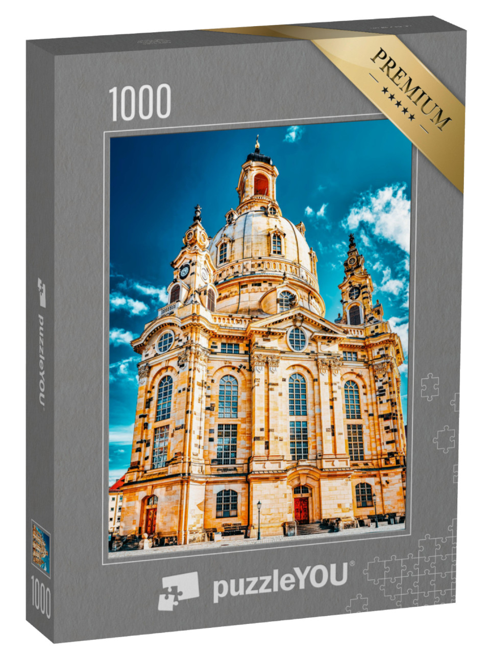 Puzzle de 1000 pièces « L'église Frauenkirche à Dresde, Allemagne »