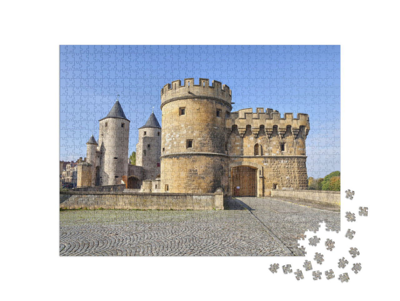 Puzzle de 1000 pièces « Porte des Allemands à Metz, France »