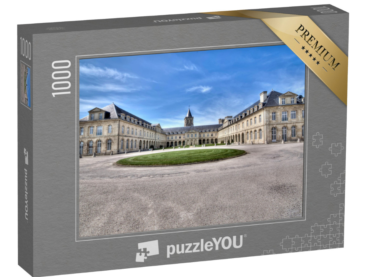 Puzzle de 1000 pièces « NormandyCaenabbey à Mesdames »