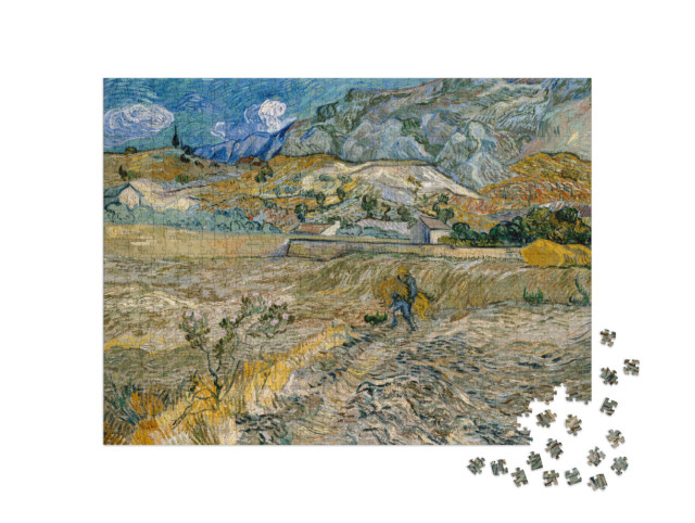 Puzzle de 1000 pièces « Vincent van Gogh - Paysage à Saint-Rémy »