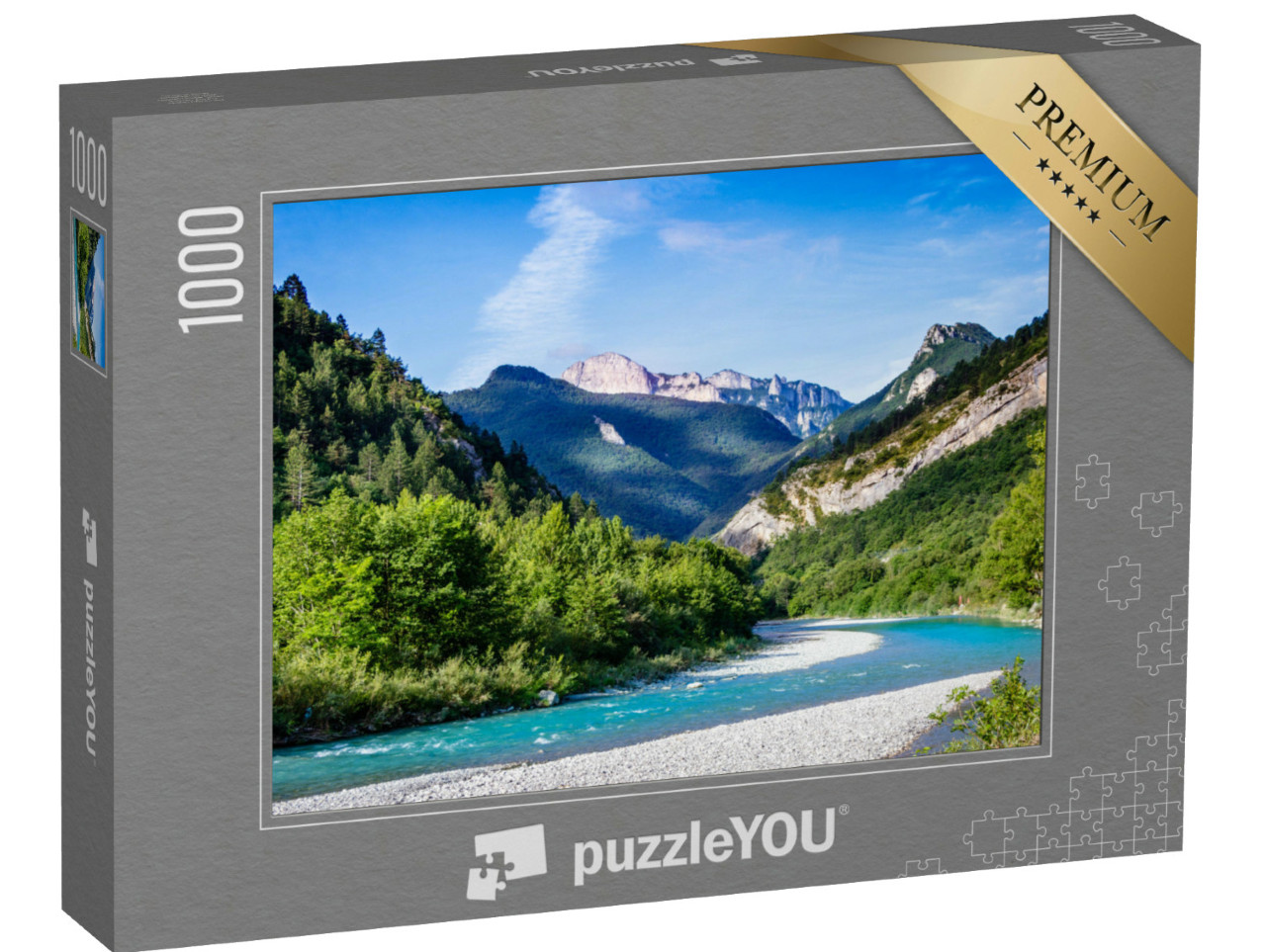 Puzzle de 1000 pièces « La Drome dans le sud-est de la France »