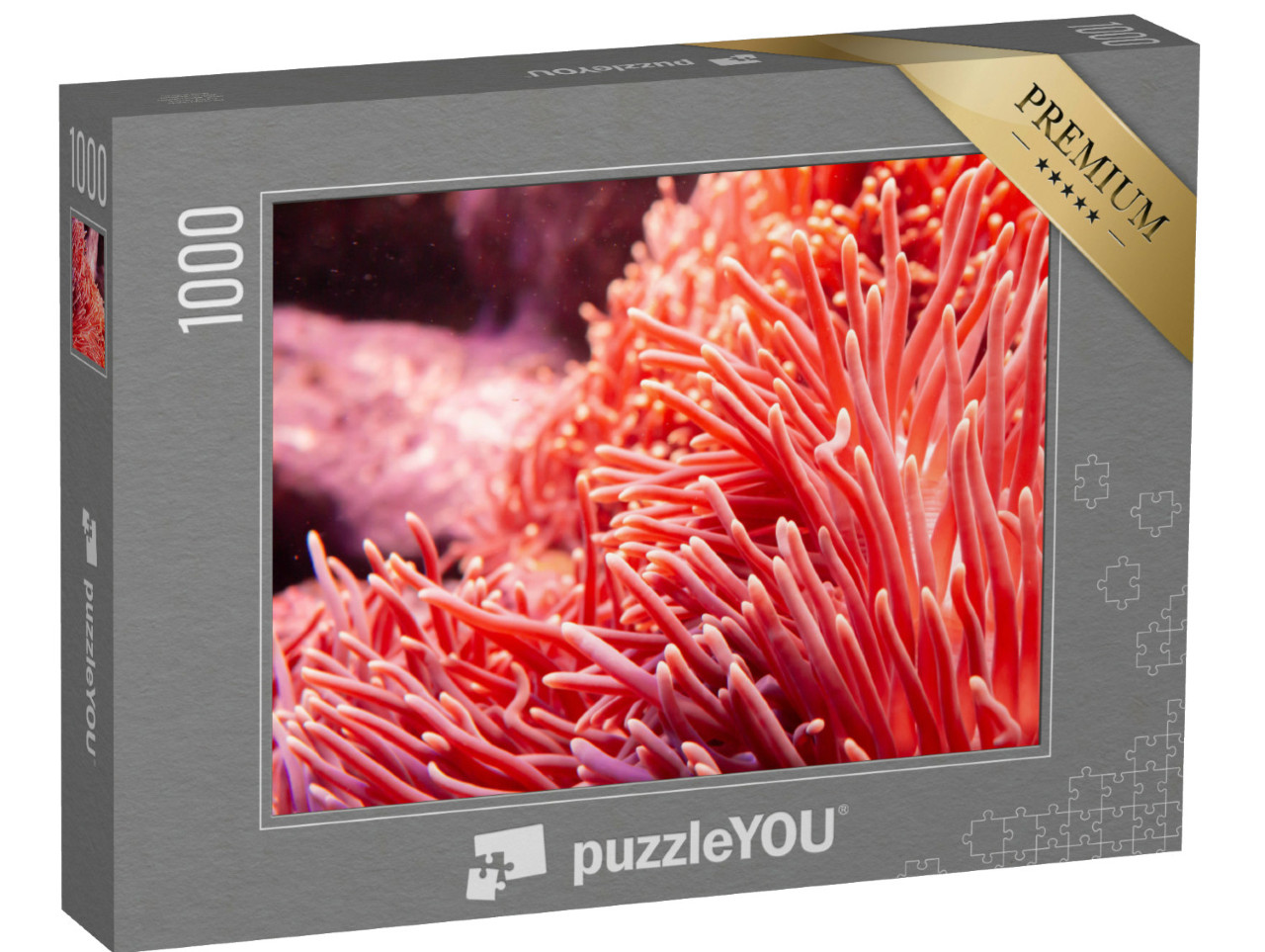 Puzzle de 1000 pièces « Corail rose dans le monde sous-marin »