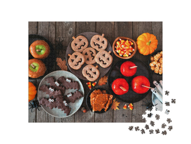 Puzzle de 1000 pièces « Délicieuses friandises pour Halloween »